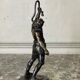 Silenus, bronze sculpture after the antique, 19th century