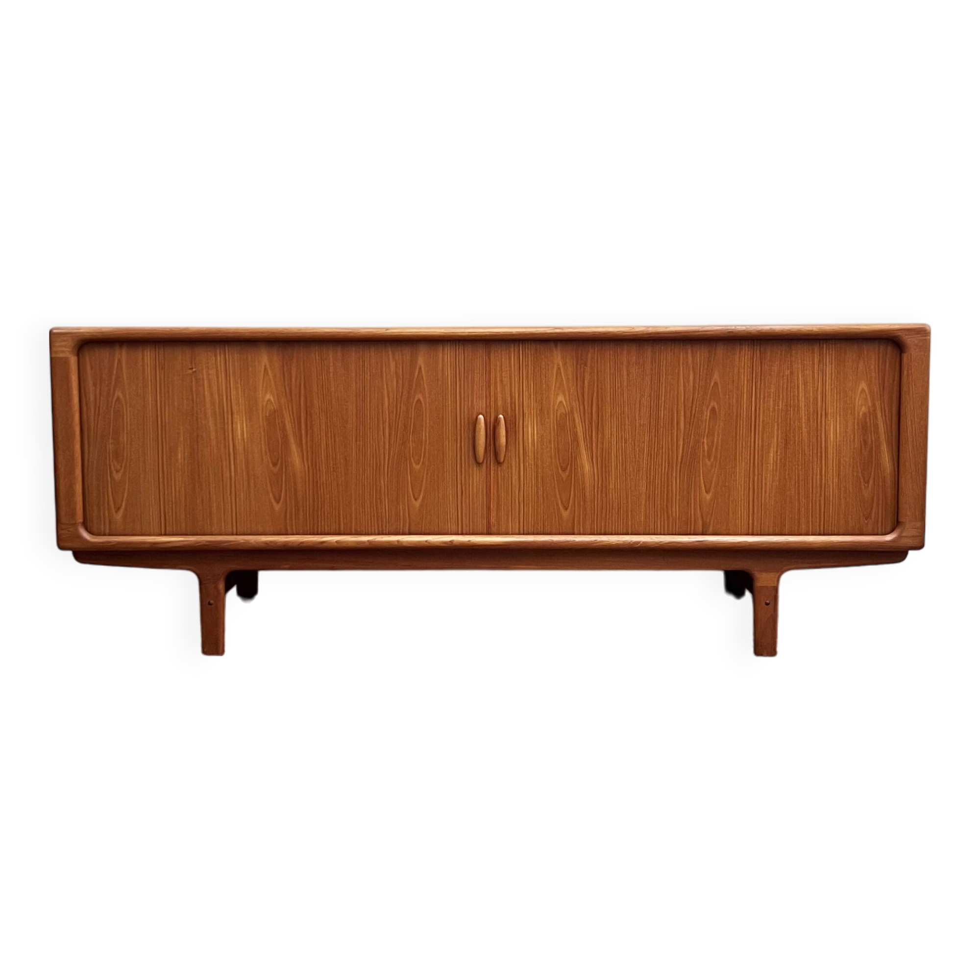Danish Mid-Century Modern Sideboard in Teak with Tambour Doors by Dyrlund, Denmark