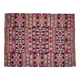 1970s Vintage Turkish Oushak Handmade Wool Cotton Pink Runner Rug 310x407