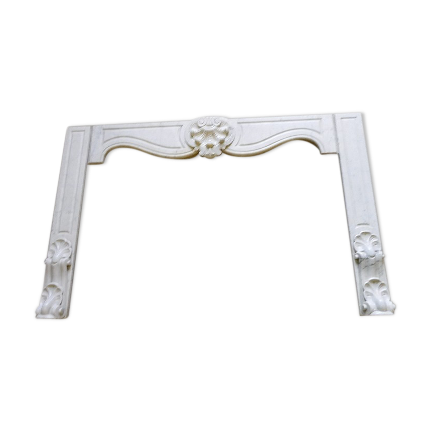 Carrara marble pathee façade element