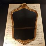 Golden shell mirror