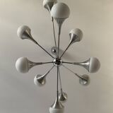Vintage trumpet chandelier from the 70s