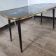 Table basse cocktail pieds compas vintage 60