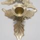 Trio of brass candle holders décor holly