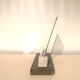 Photo holder in old marble period art deco