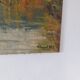 Vintage oil painting on canvas signed Cannaut Utz – autumn landscape