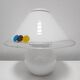 Murano glass table lamp in mushroom shape, Mid Century Modern, 1970s