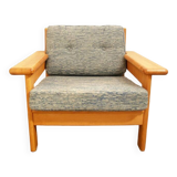 Fauteuil design danois vintage en chêne - Laboremus Viborg