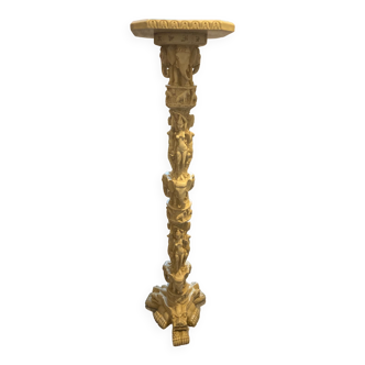 Carved column