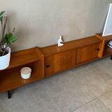 Vintage wooden sideboard from the 60s (shallow)