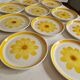 Set of 10 Flat Plates Sarreguemines Model Roseline