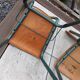 Suite of four school chairs 50/60 years