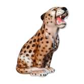 Ceramic leopard 70s