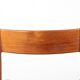 6 Danish chairs in teak and new skai, model 418 Arne Vodder 1960.