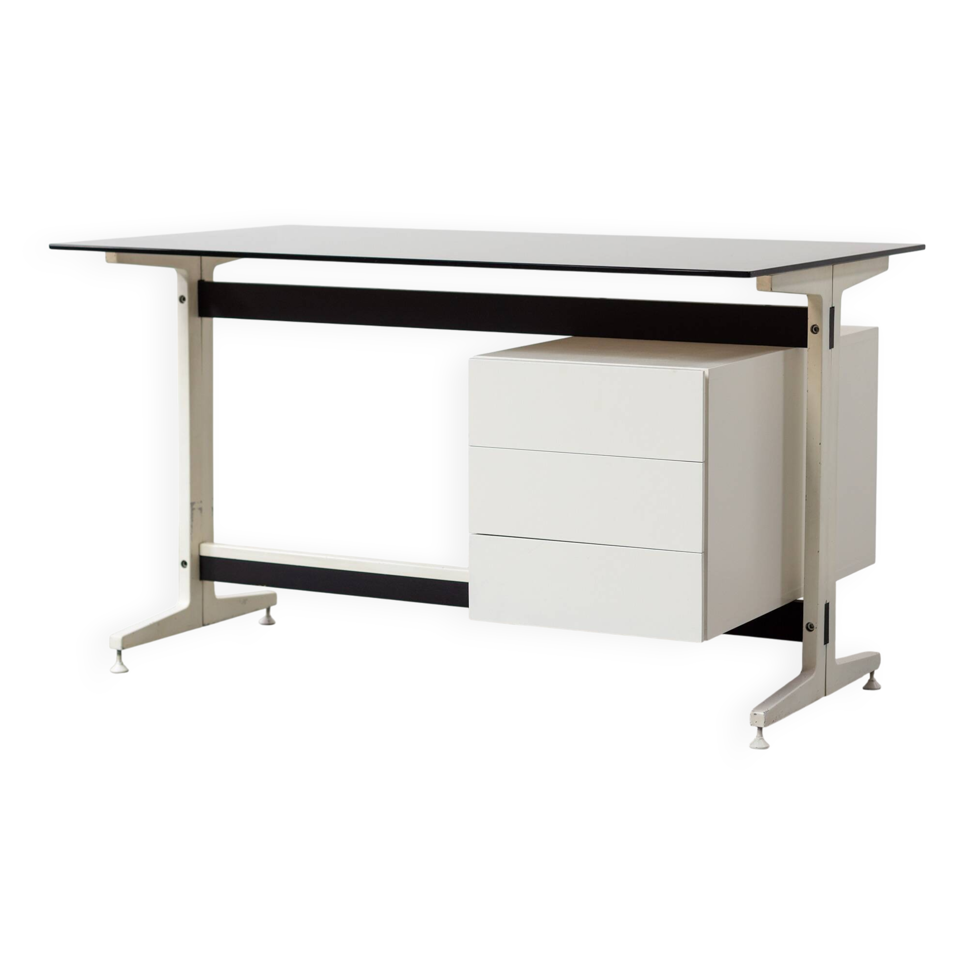 Etienne Fermigier Writing Desk French modernism France 1960s vintage design