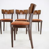 1940s Set of Four Dining Chairs ,Czechoslovakia
