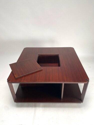 Table basse italienne dans le style de Gianfranco Frattini, années 60