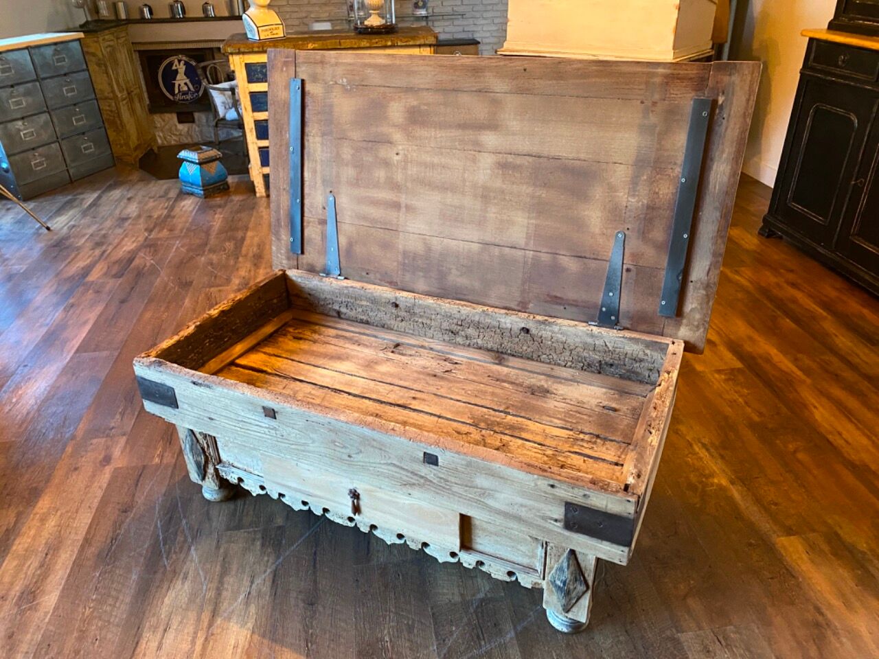 Coffee table with chest