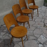 Suite of 4 chairs Baumann model «Mondor»
