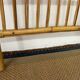 Vintage bamboo and rattan headboard