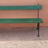 Outdoor garden bench 1900s