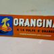 Orangina enamelled plate