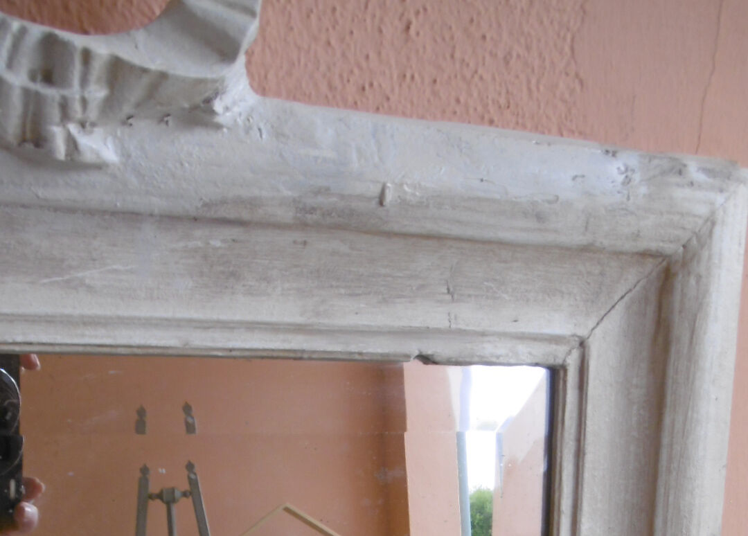 Louis XVI style mirror with decor small knot