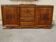 Large buffet en noyer massif, dessus en marbre noir