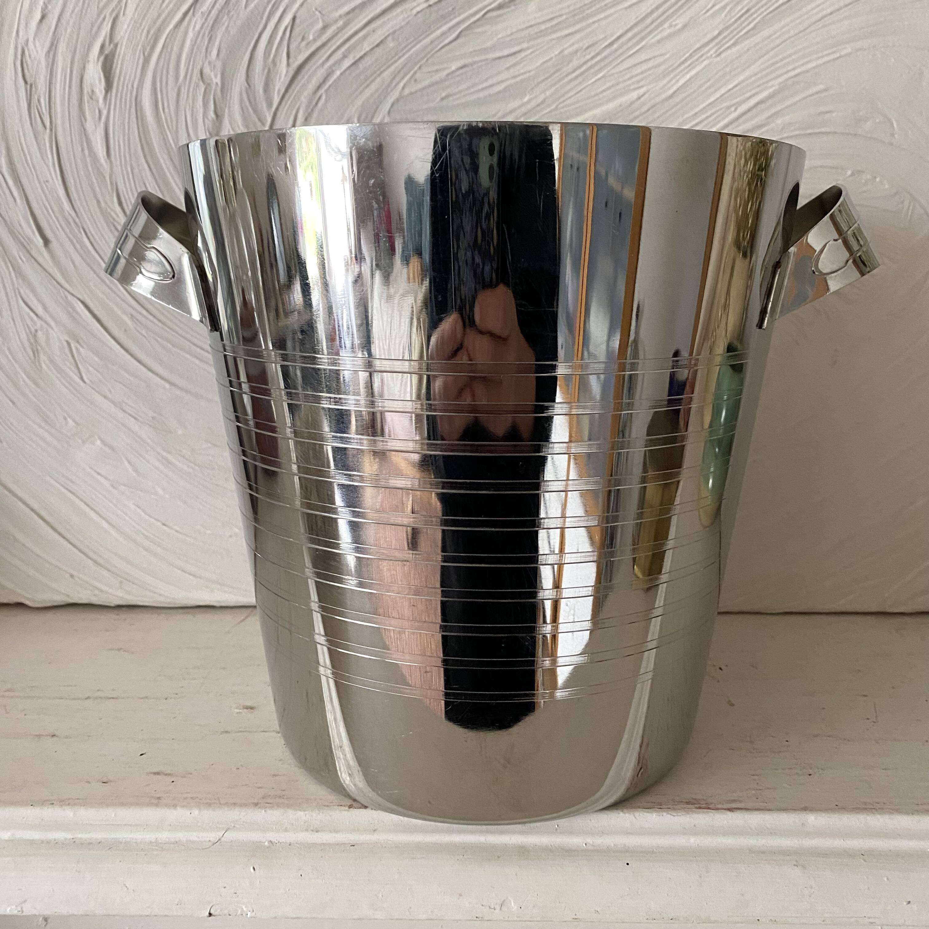 stainless steel champagne bucket