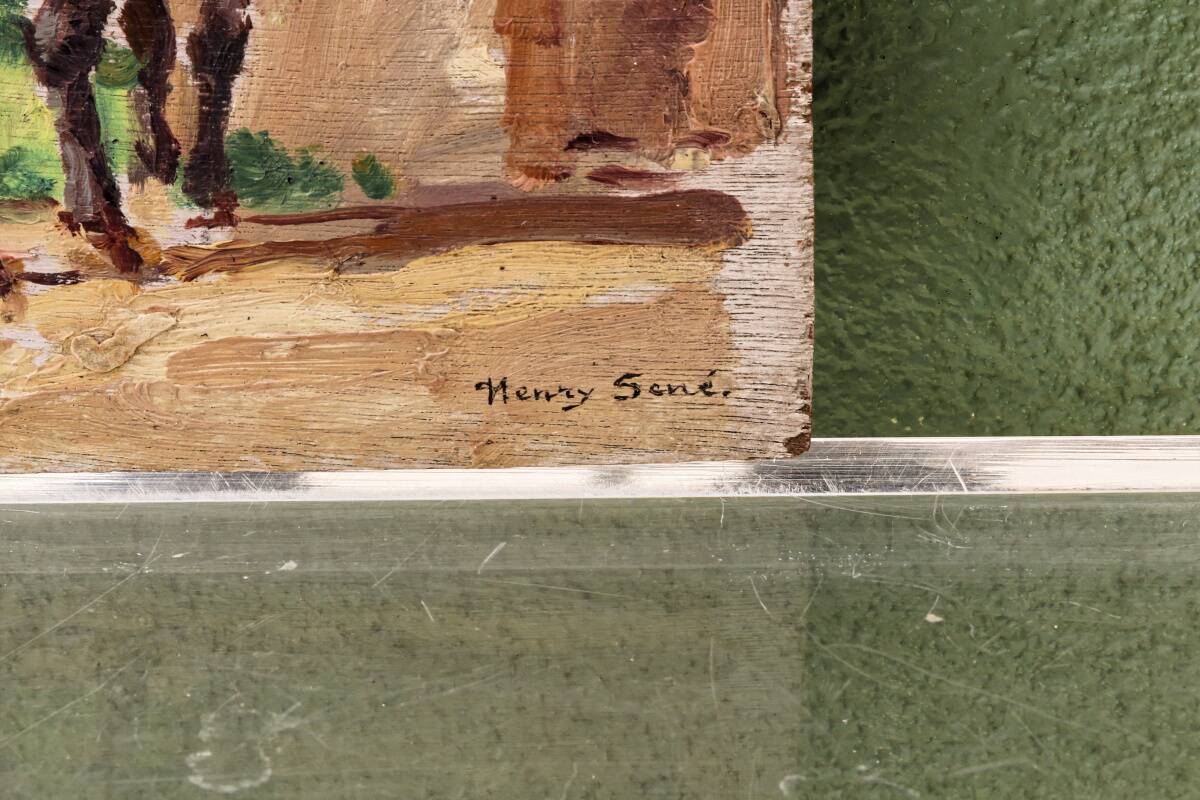 Workshop background, Henry Sené (1889-1961)