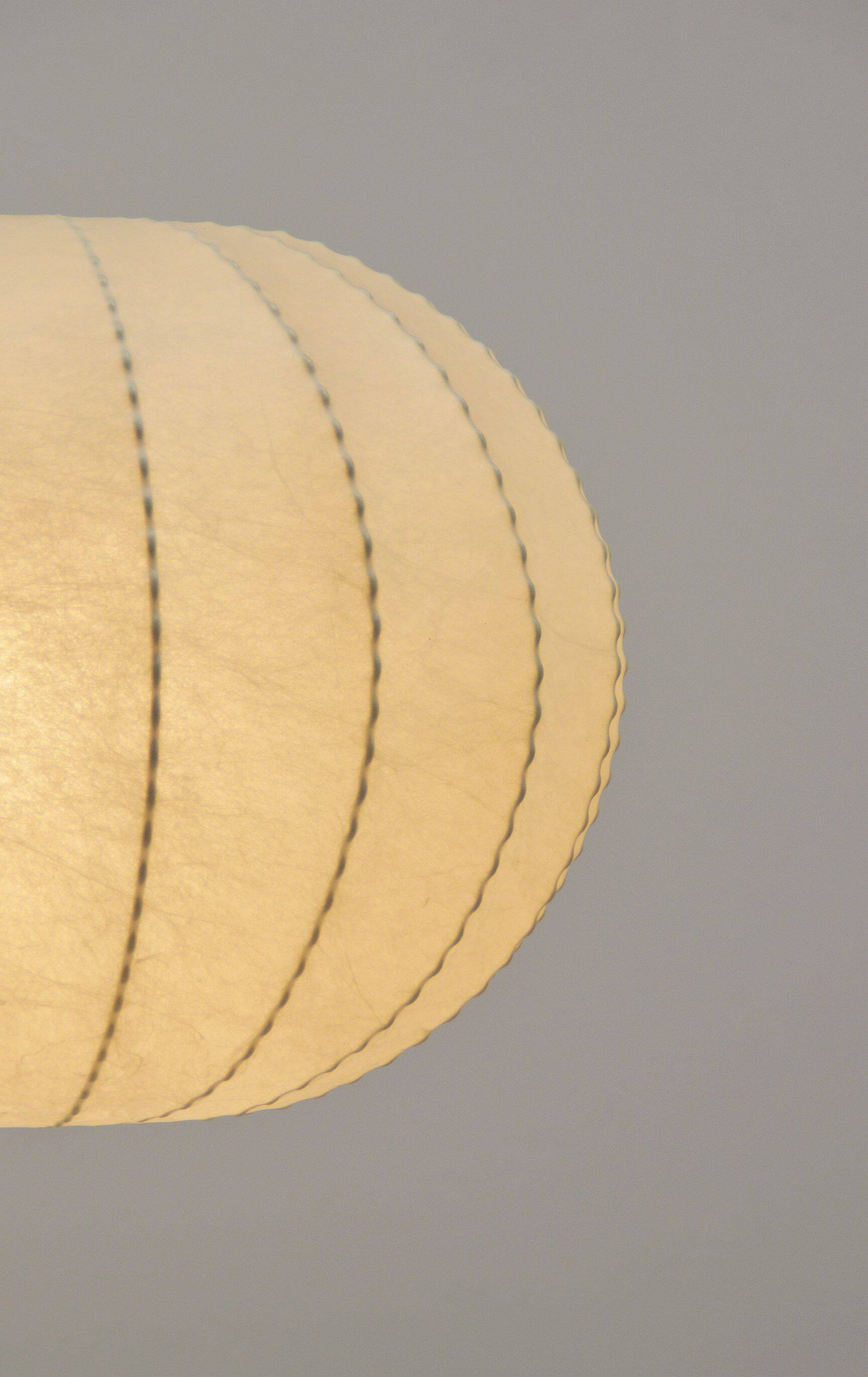 Vintage cocoon pendant lamp by Goldkant Leuchten, 1960s
