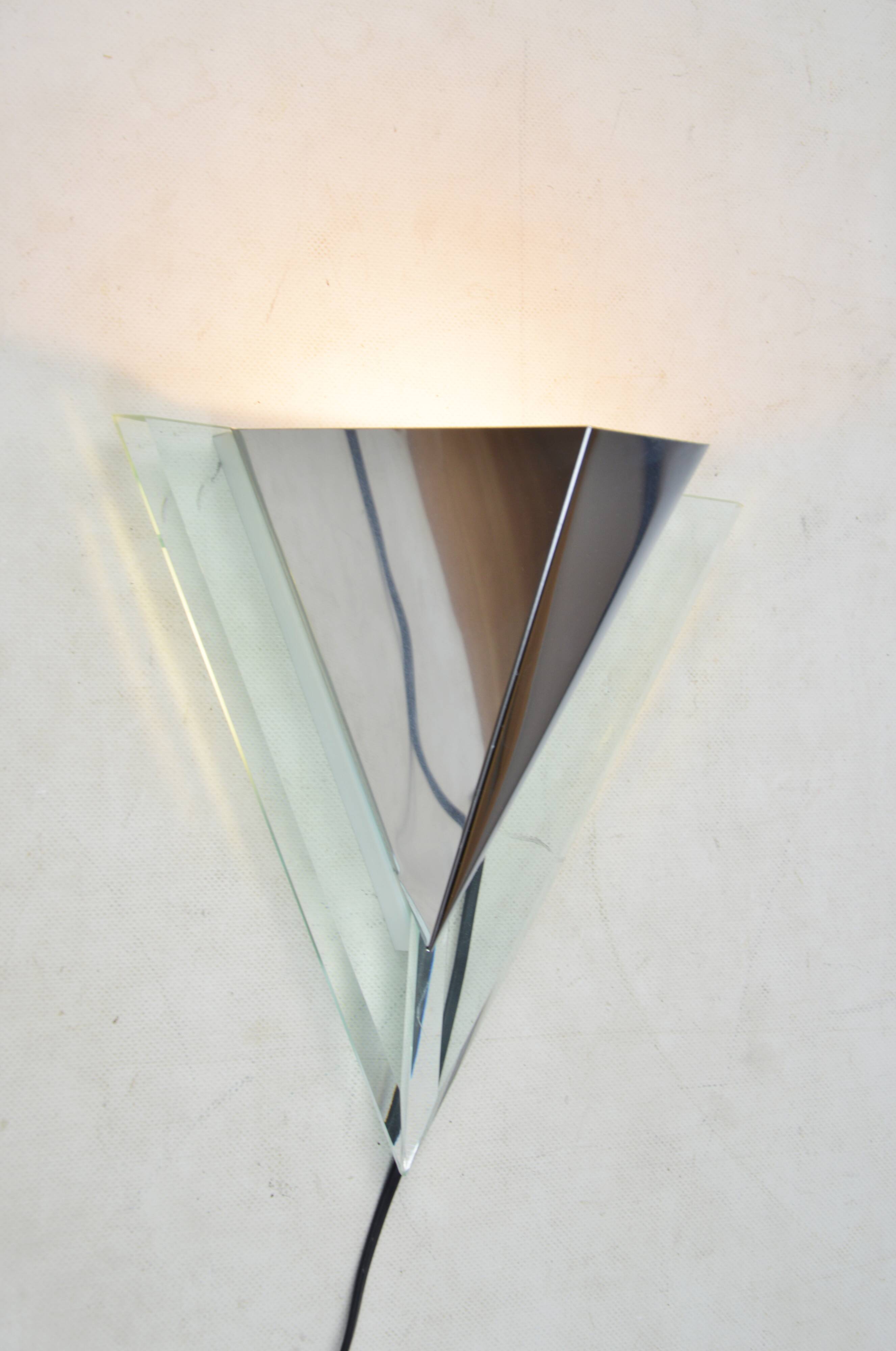 Pair of wall lamps, Karstadt, 1980s