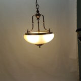 Glass and brass / vintage suspension