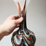Vintage vase in polychrome blown glass