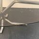 Table basse années 70 chrome et verre fumé