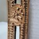 Two 70s patinated brass mirrors