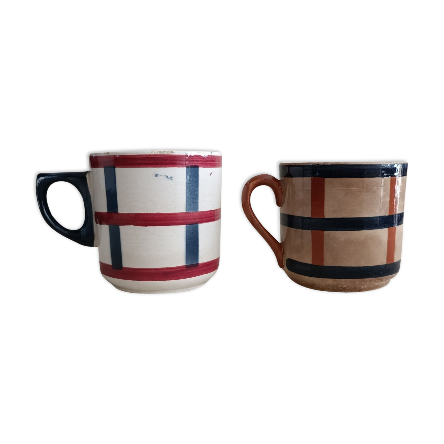 Two cups model Béarn Creil Montereau