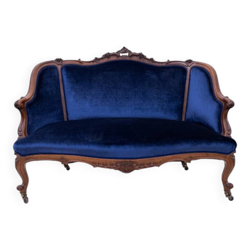 Antique sofa, France, circa 1880. After renovation.