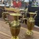 Pair of brass vase Art Deco period