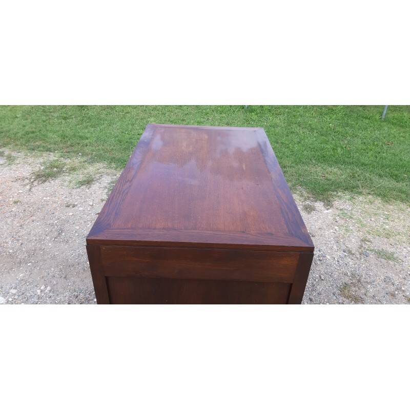 Bureau bois chêne année 30