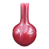 Oxblood red bottle vase China Early 20th century height 34 cm