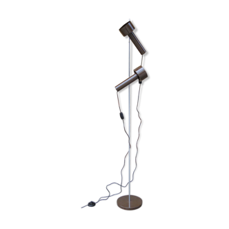 Lamppost space age brown with 2 spots