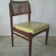 Chaise en de teck et en rotin 70