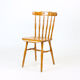 Ensemble de 4 chaises à manger en chêne, Tchécoslovaquie années 1960