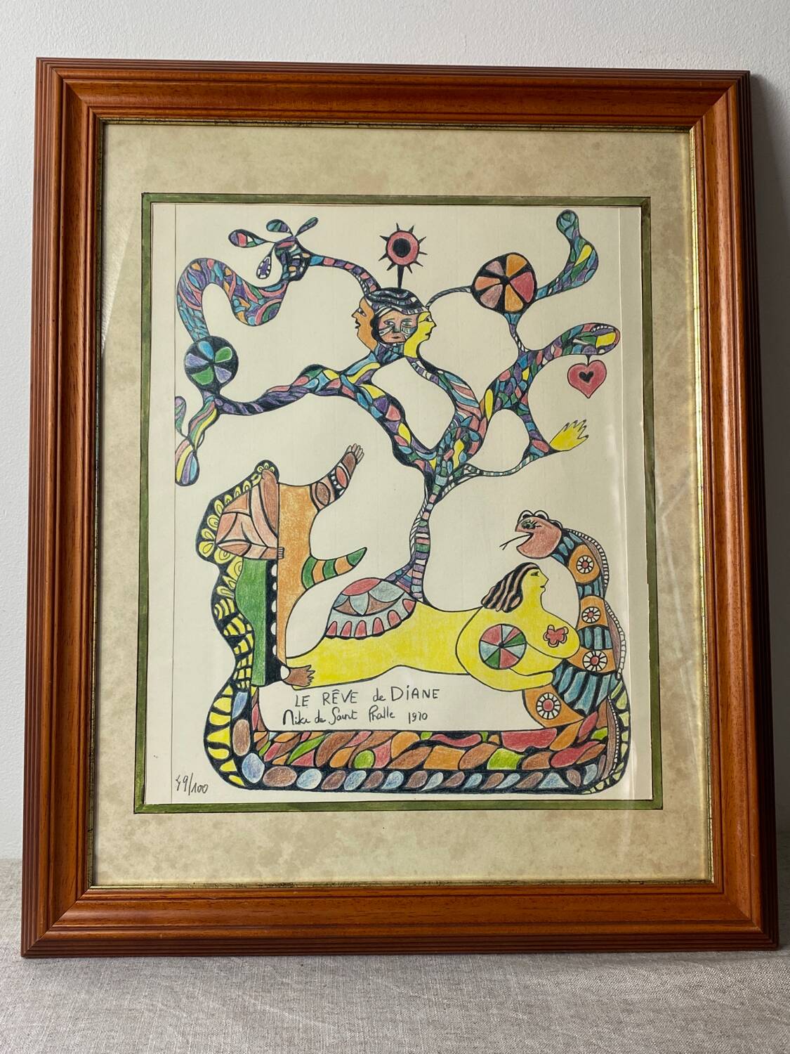 Lithograph, Diana's Dream, Niki de Saint Phalle