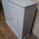Petit buffet 2 portes XIX° peint sapin