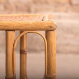 Table basse en bambou