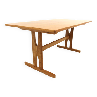 Scandinavian oak dining table, Sweden, 1960