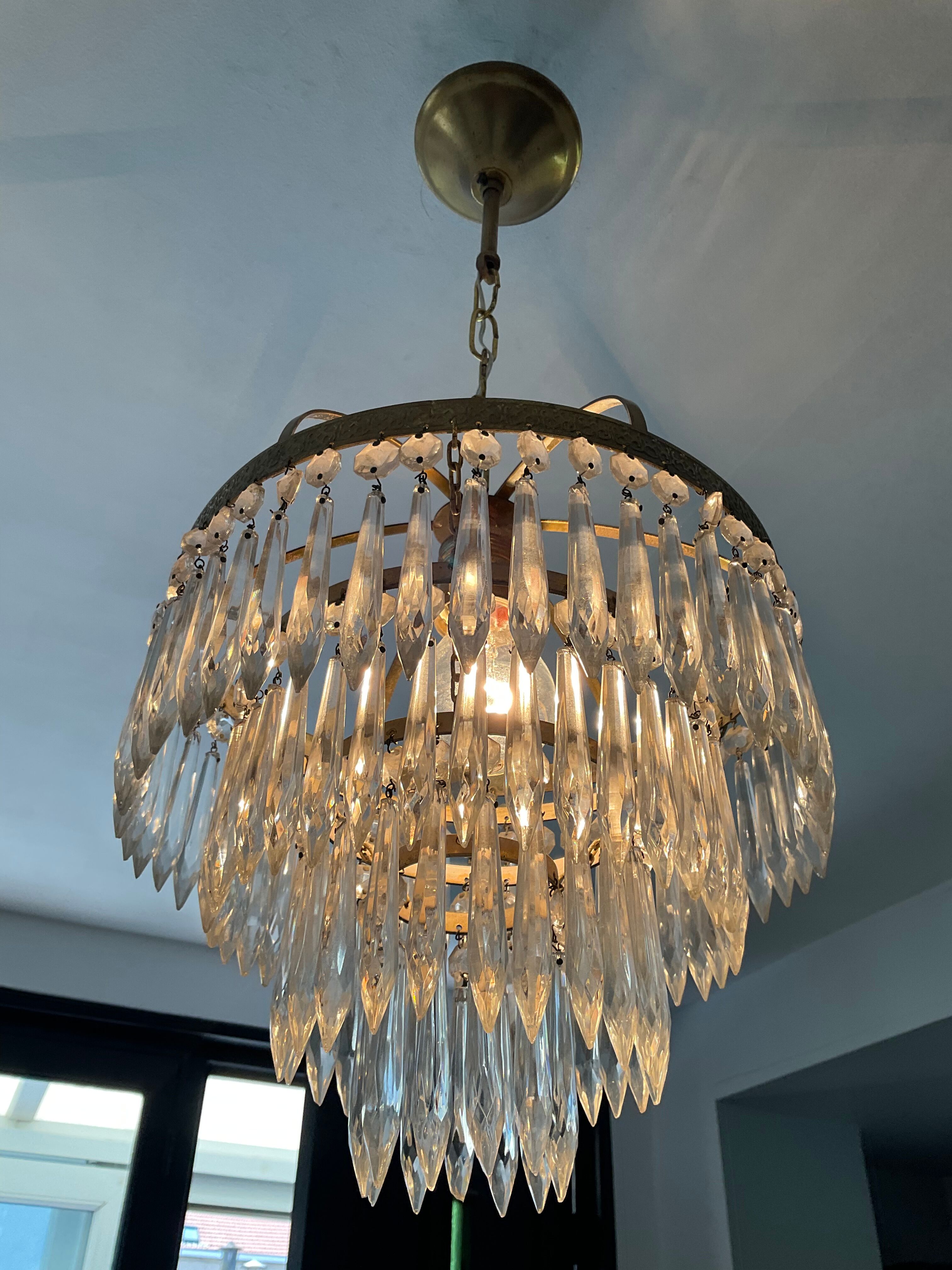 Chandelier cascade of tassels from the 60s-70s