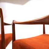 Suite de 2 chaises en teck Gustav Bahus Bambi par Rolf Rastad & Adolf Relling, 196